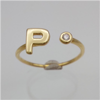 Anello Sartorello Gioielli Donna in Oro giallo Zirconia DN-P-GIALLO - DN-P-GIALLO